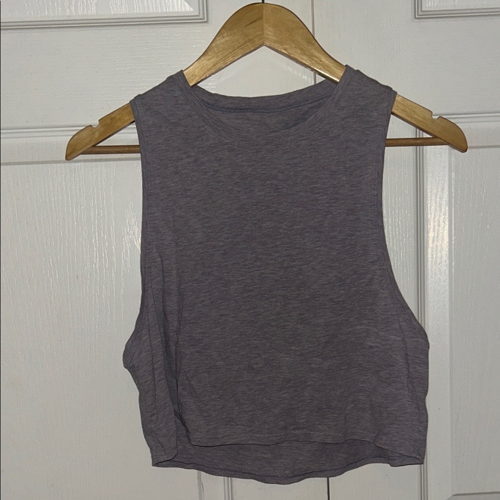 lululemon athletica Charcoal Muscle Tee